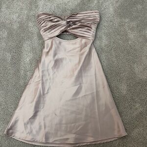 Princess Polly Blush satin dress